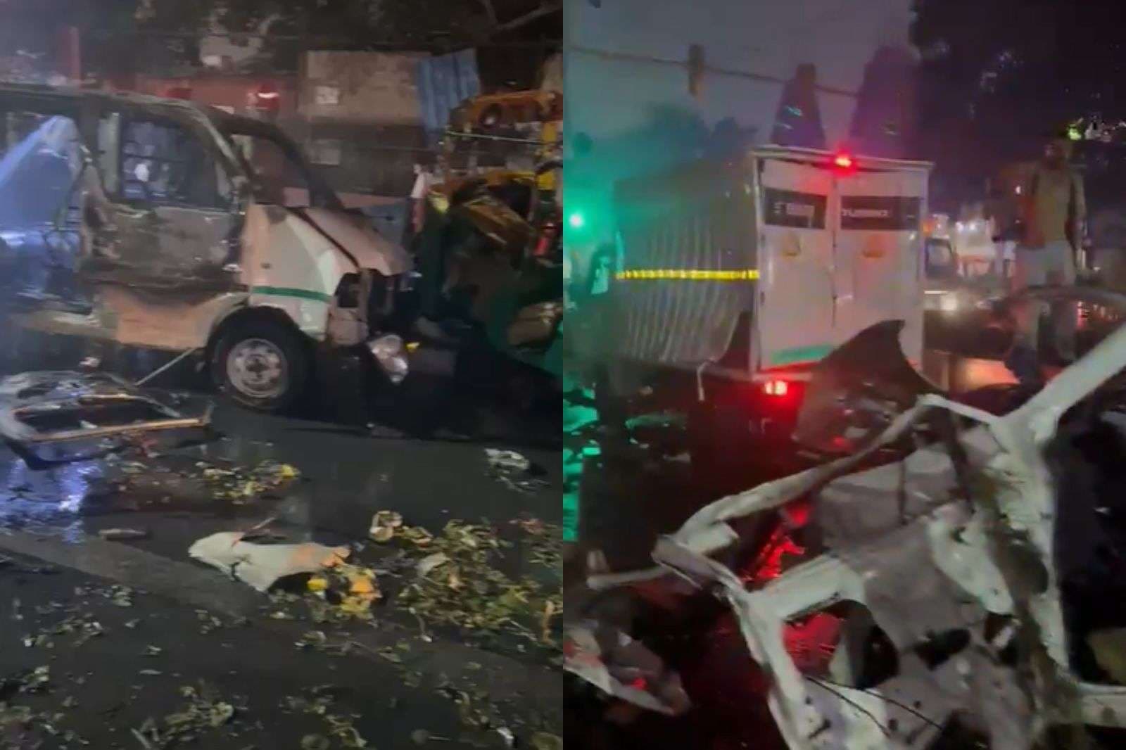 Delhi Blast Video: जोरदार धमाके से दहली दिल्ली, वाहनों के उड़े परखच्चे, विस्फोट का आया वीडियो