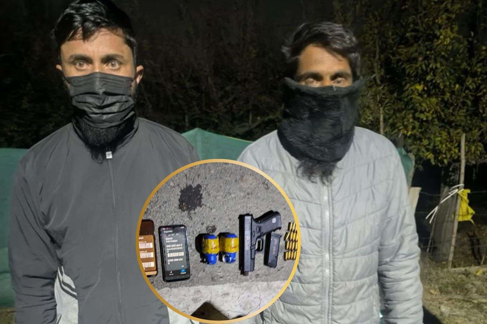 Terrorists Arrest: कश्मीर घाटी में सुरक्षा बलों को बड़ी कामयाबी, 2 हाइब्रिड आतंकवादी गिरफ्तार, हथियार और गोला-बारूद बरामद