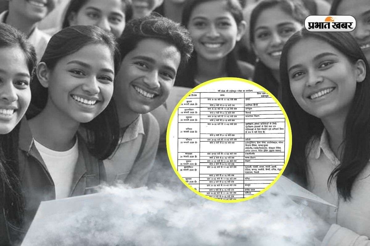 UP Board Exam Date 2026: यूपी बोर्ड 10वीं 12वीं परीक्षा की डेटशीट जारी, पहले दिन हिंदी का पेपर, देखें पूरा टाइम टेबल