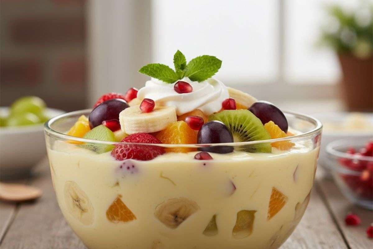 fruit custard