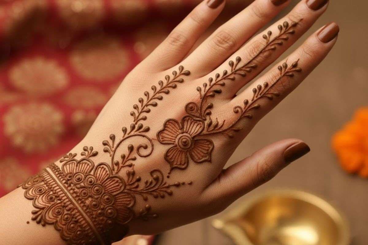 simple mehndi 