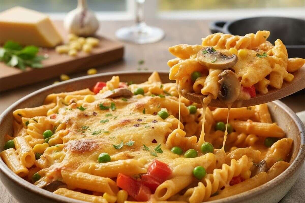 veg cheese pasta