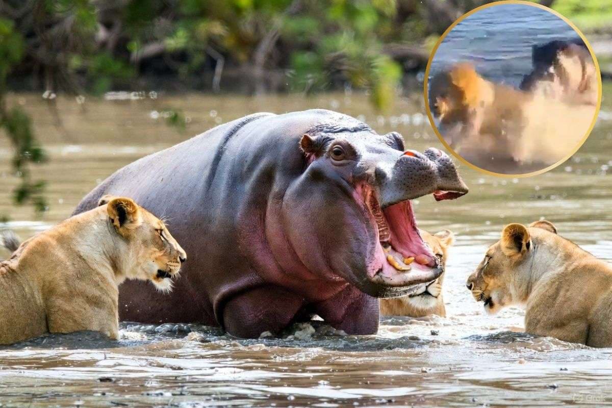 Viral Video: तीन शेर और एक दरियाई घ���ड़ा, ताकत की जंग में कौन बना विजेता? वीडियो हो रहा वायरल