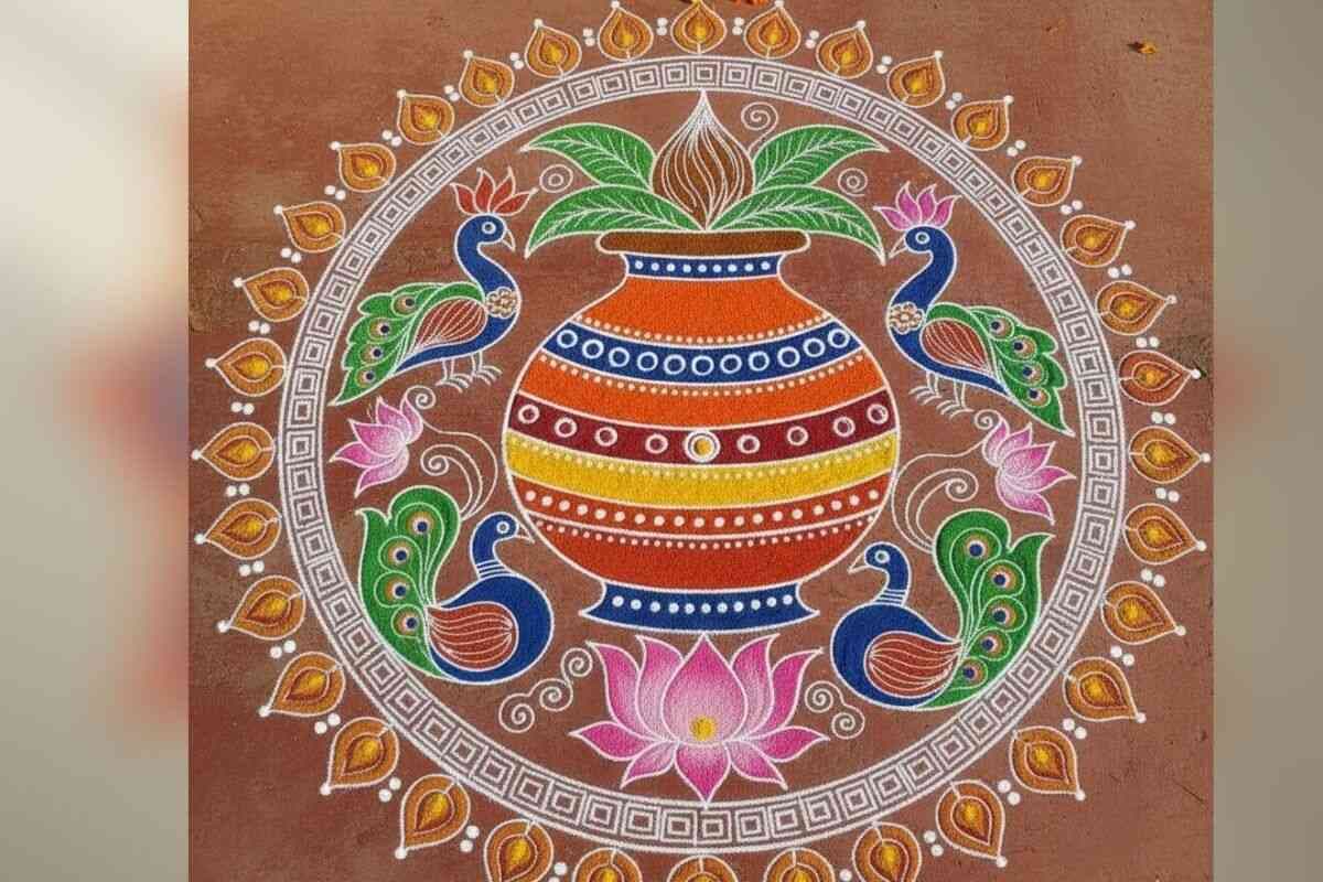 kalash rangoli