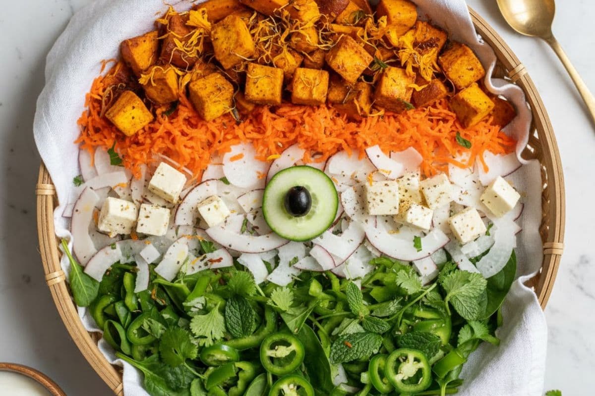 tri color salad