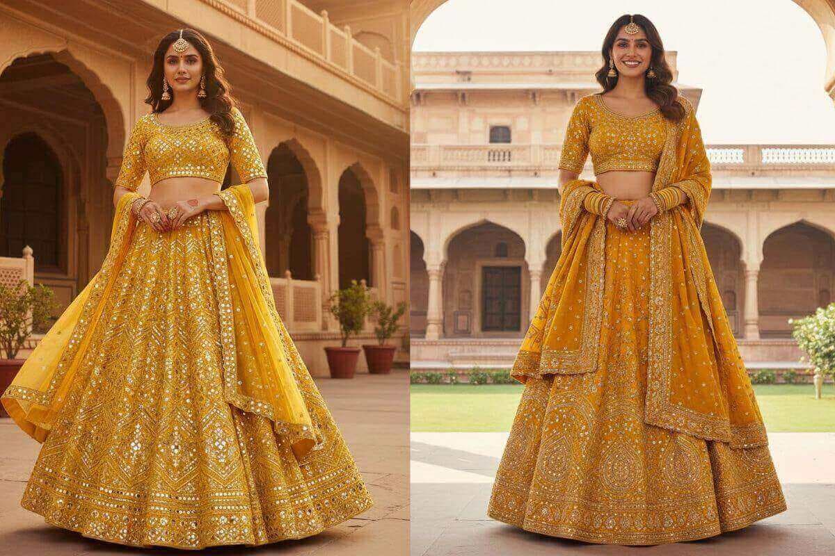 yellow Lehenga