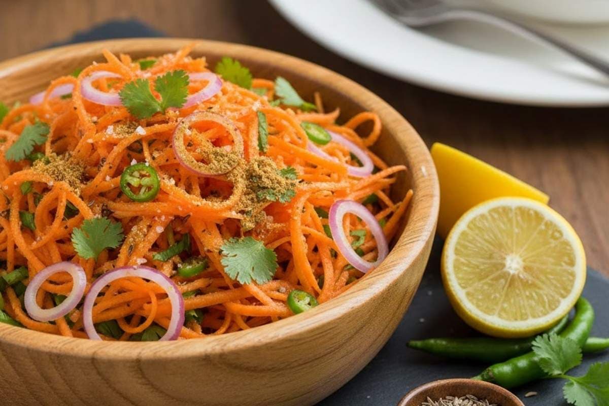 घर पर आसान विधि से बनाएं गाजर का टेस्टी सलाद 