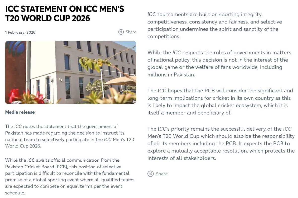 ICC Press Release