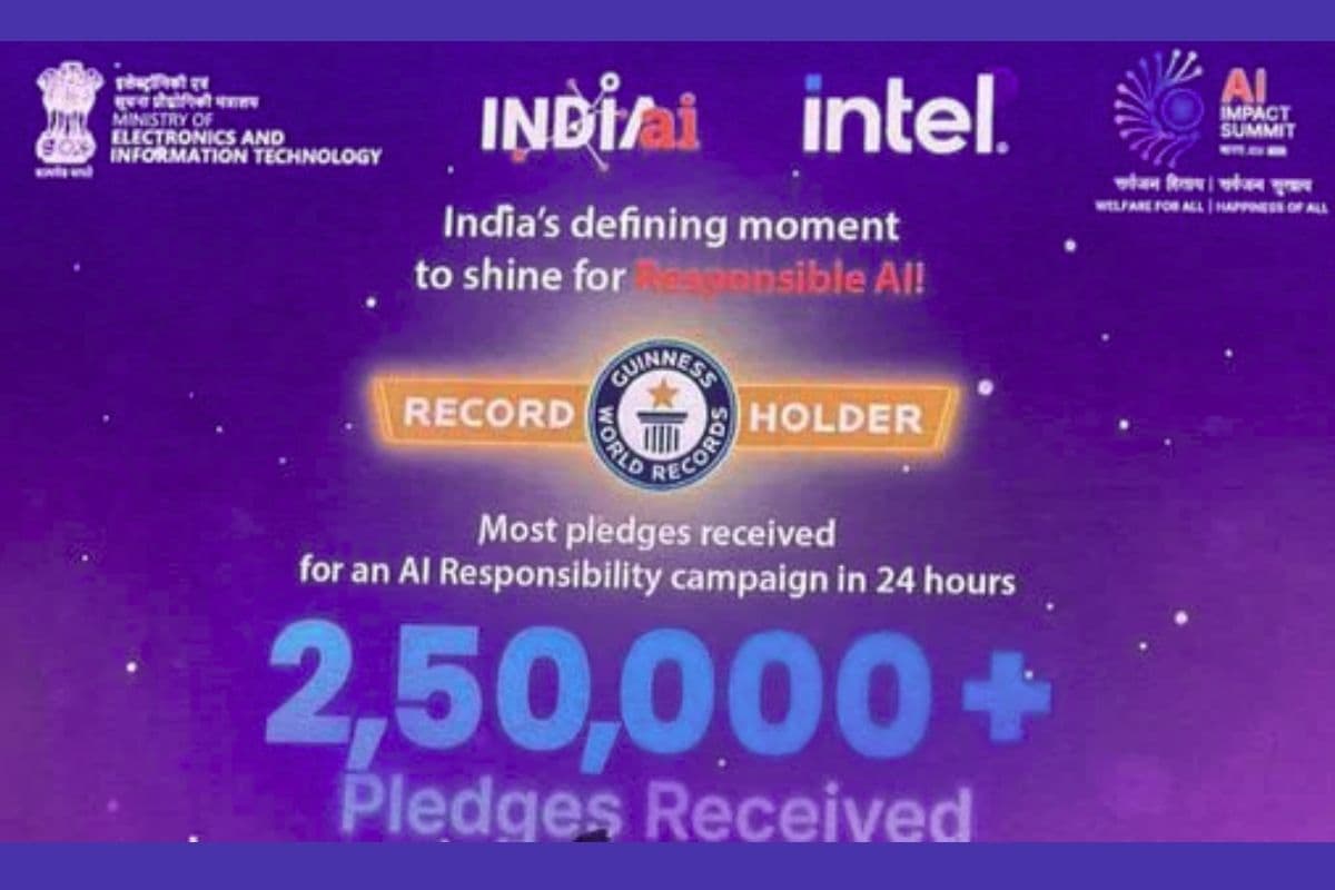 AI अवेयरनेस में भारत अव्वल, India AI Mission-Intel ने बनाया Guinness रिकॉर्ड