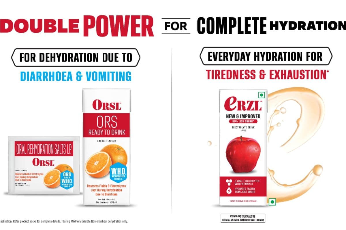 Kenvue: डायरिया के दौरान डिहाइड्रेशन से बचाएंगे ओआरएसएल और ईआरजेडएल, केनव्यू ने पेश किए दो नए प्रोडक्ट