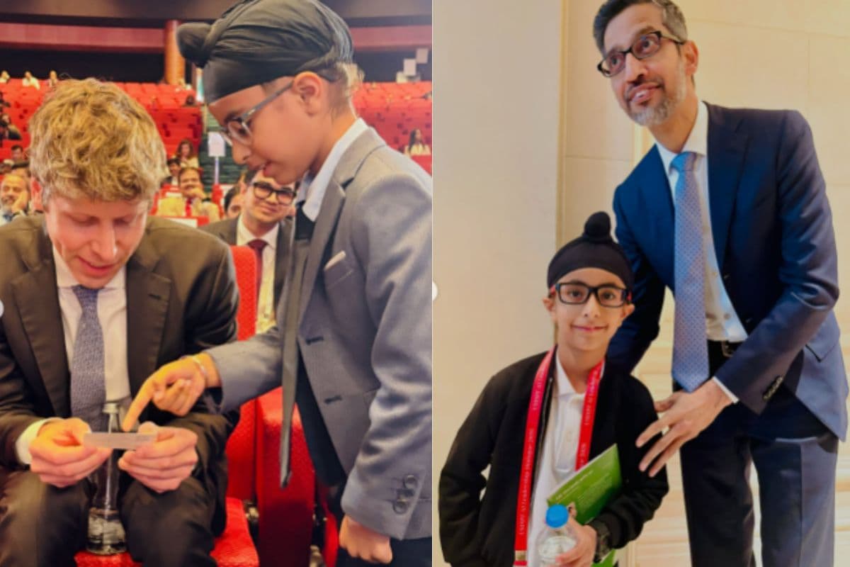 Ranvir Sachdeva: AI समिट का सबसे नन्‍हा स्‍पीकर, 8 साल के टेक जीनियस ने Sundar Pichai और Sam Altman को बनाया फैन