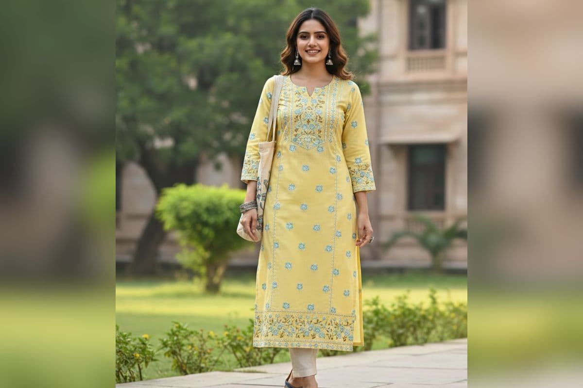 embroiderry kurti