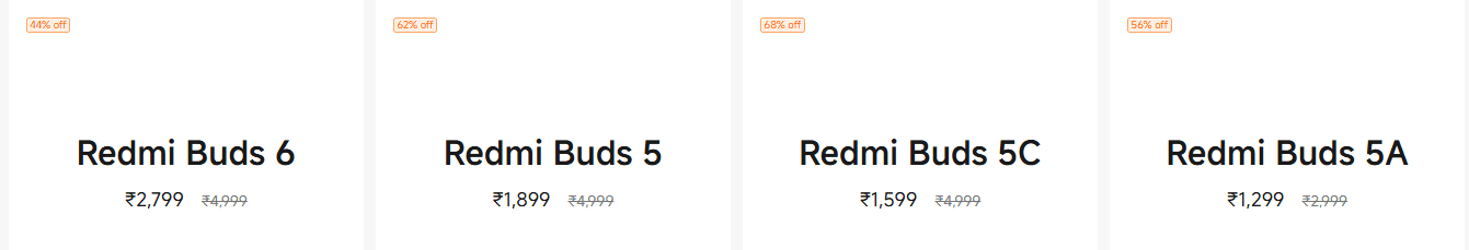 सेल में ईयरबड्स प्राइस 