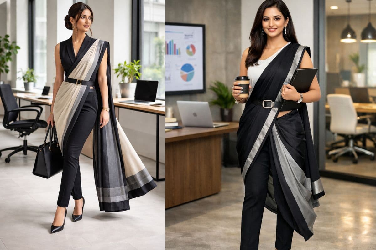 paint style saree