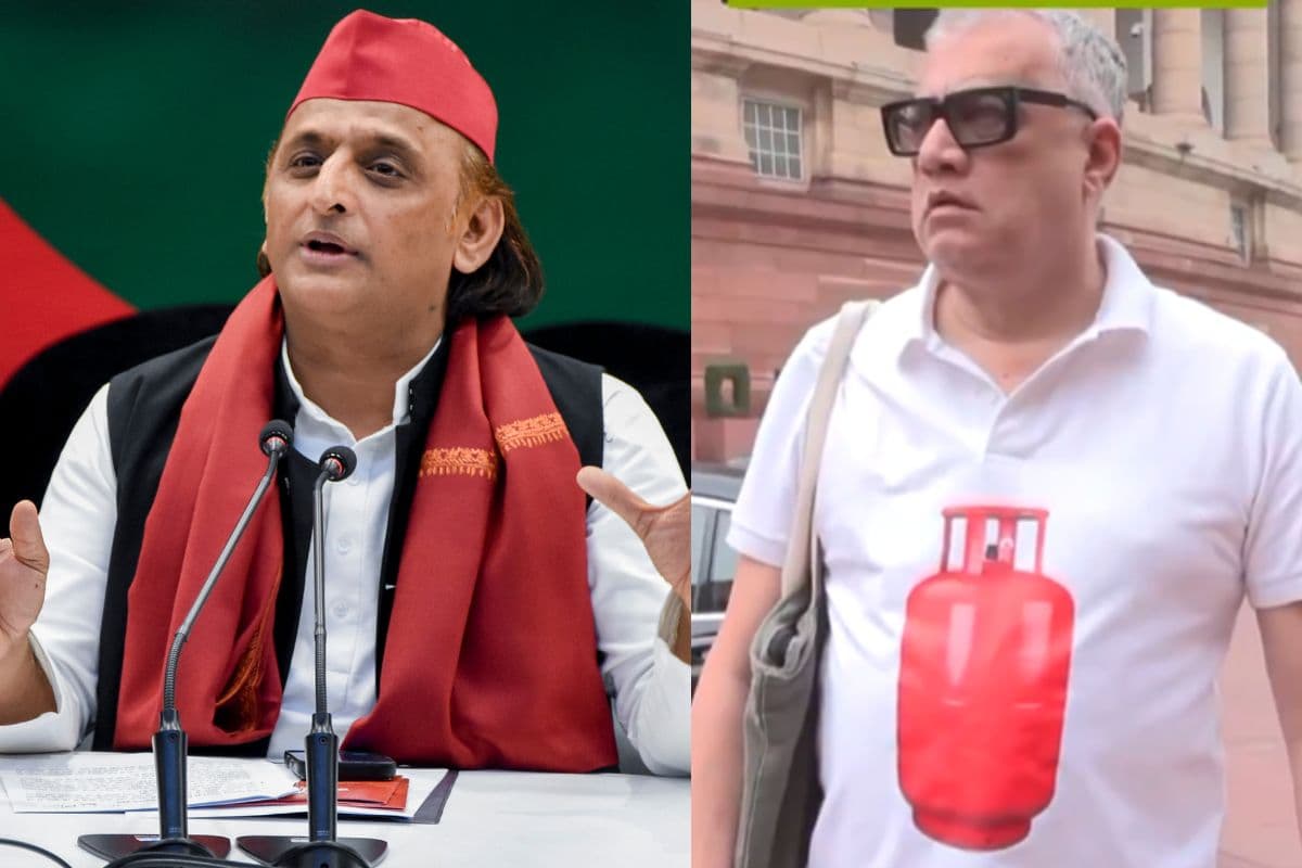 TMC नेता का फोटो शेयर कर अखिलेश का सरकार पर तंज, कहा- इस बार थाली नहीं, सिलेंडर बजेंगे