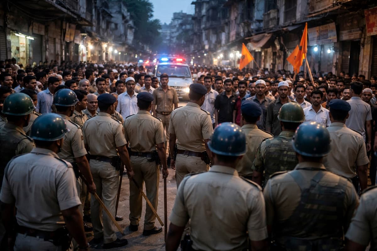 धनबाद के पंडारपाला में सांप्रदायिक तनाव, हालात पर पुलिस की पैनी नजर