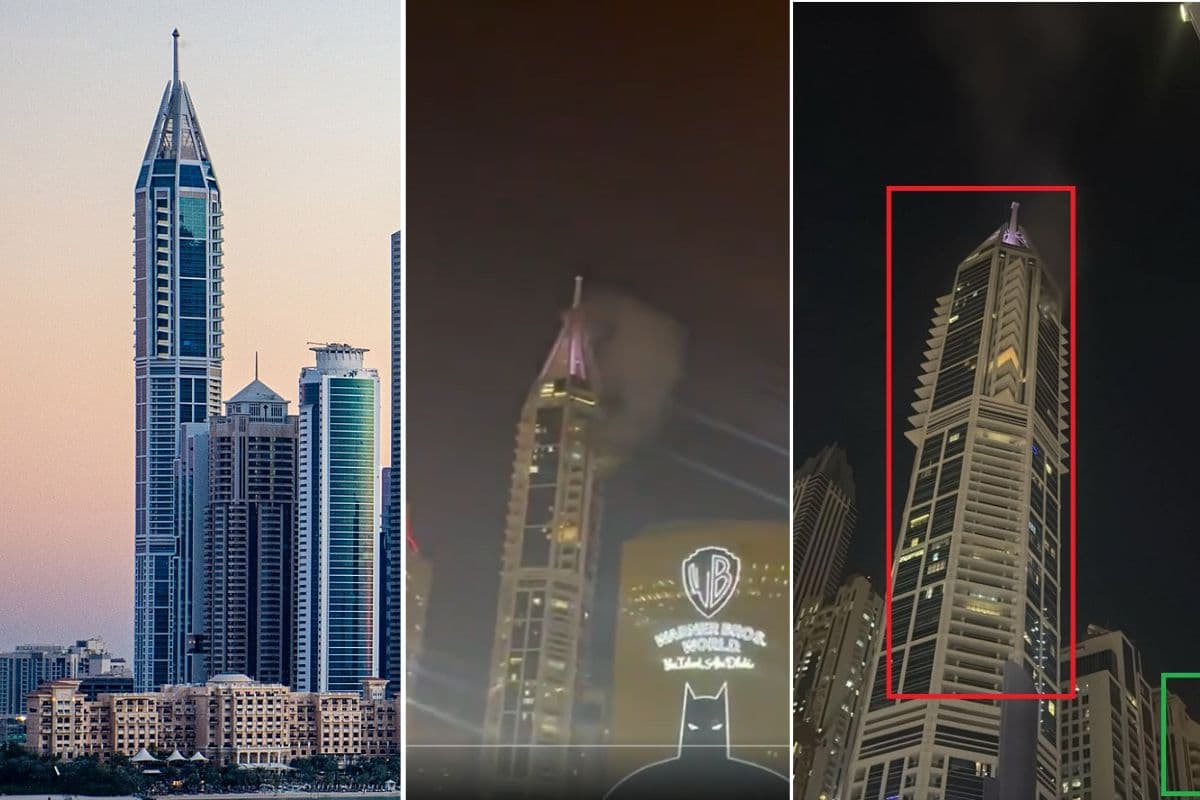 ईरान ने फिर यूएई में किया हमला, दुबई मरीना की एक बिल्डिंग पर गिरा ड्रोन का मलबा