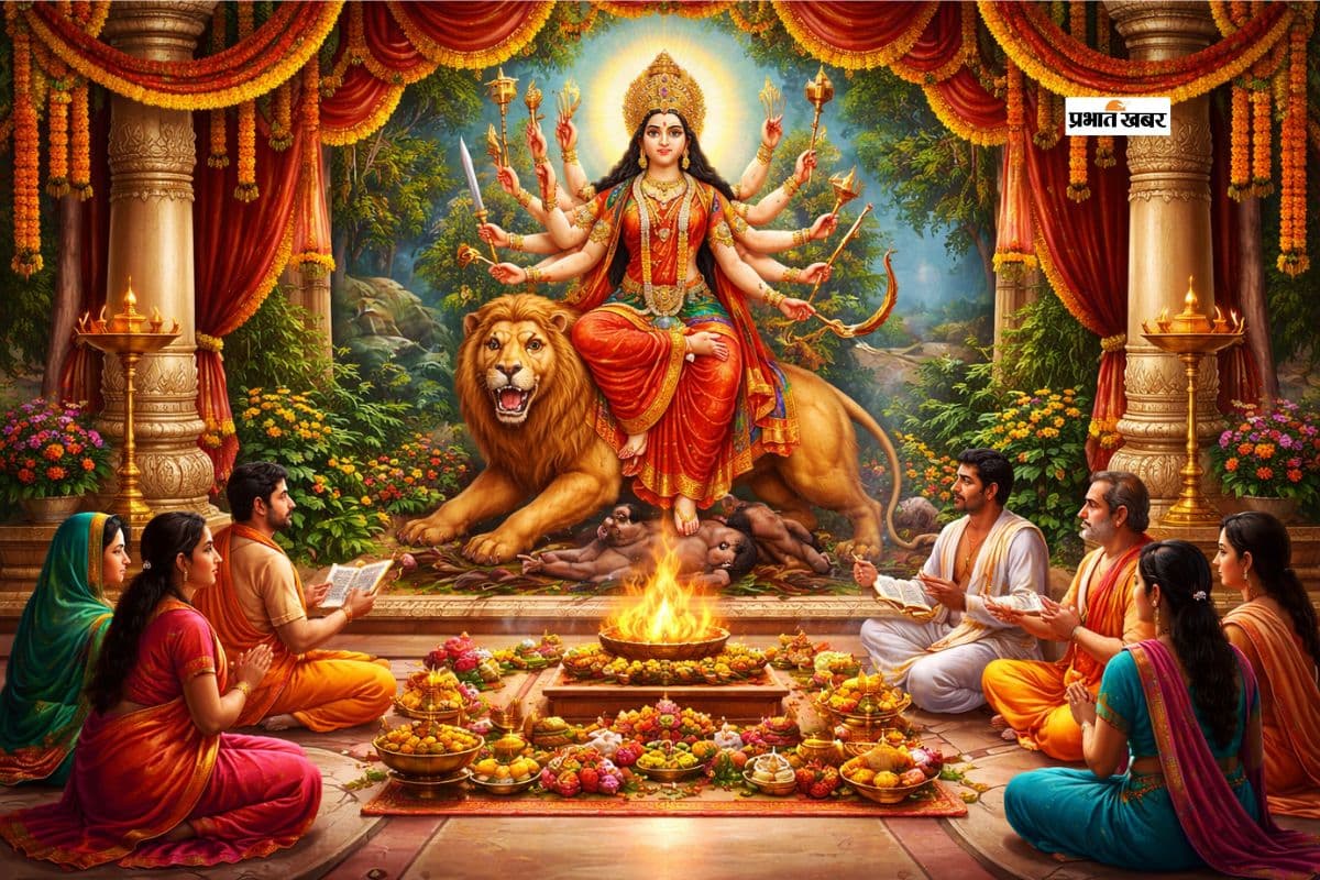 नवरात्रि में दुर्गा सप्तशती पाठ का महत्व: क्यों माना जाता है सबसे शक्तिशाली पाठ