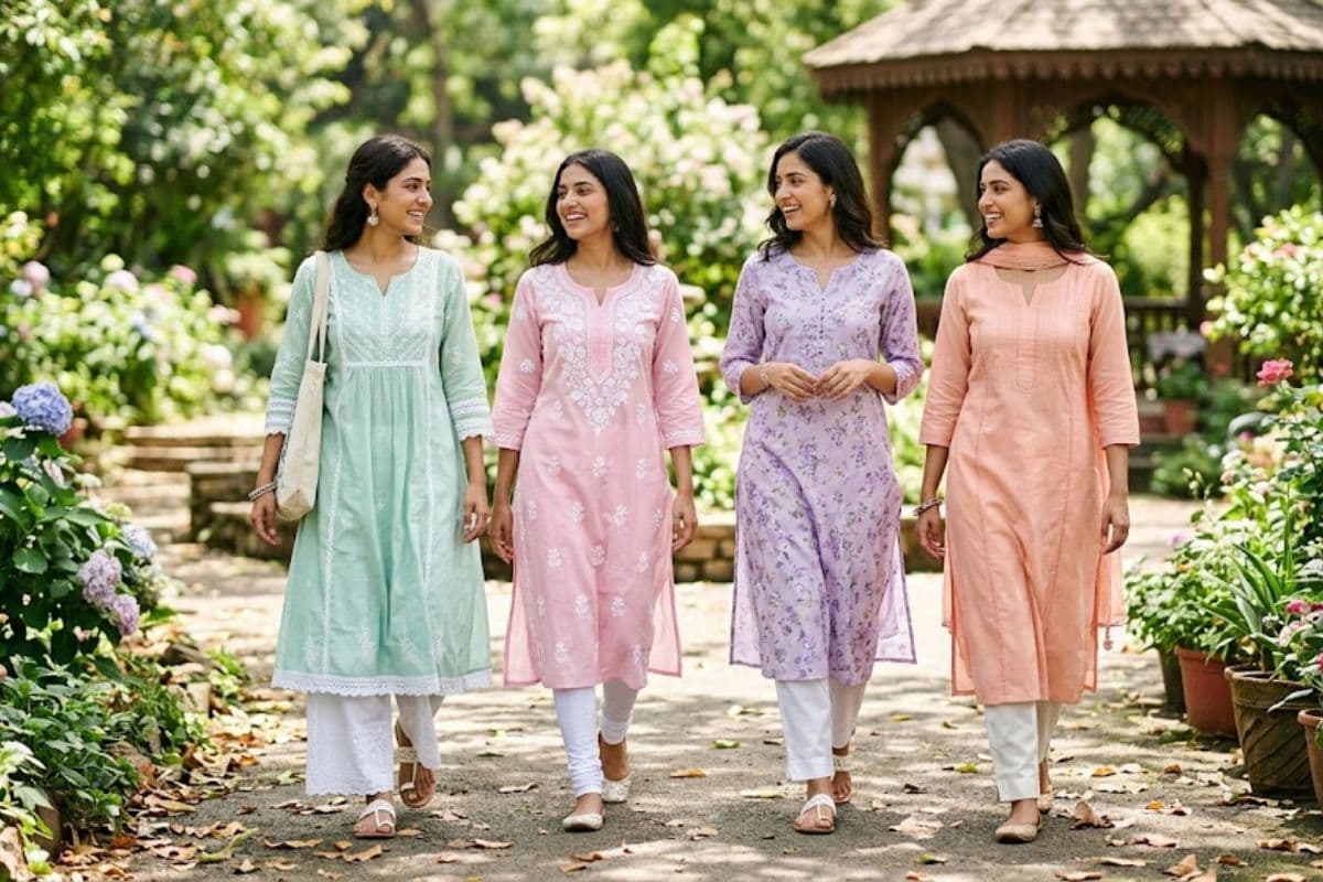 समर सीजन में ऑफिस लुक को बनाना है कूल, यहां देखें परफेक्ट कुर्ती डिजाइन 