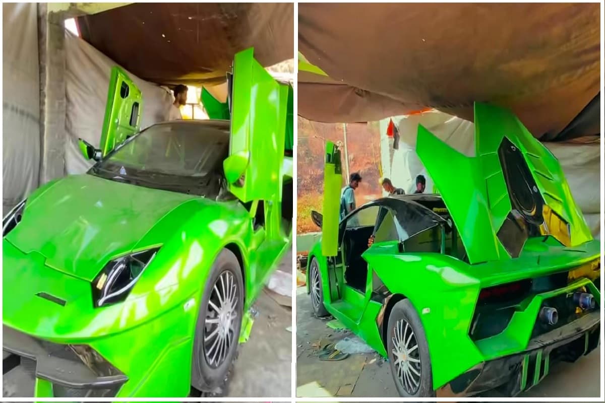 झारखंड में चांडिल के आरिफ टार्जन का कमाल, मारुति 800 को बना दिया लैंबॉर्गिनी एवेंटाडोर