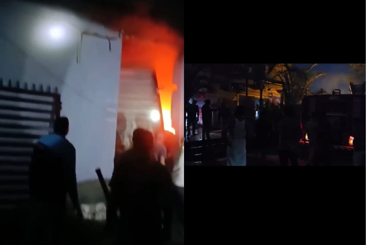 Palamu: इलेक्ट्रिक गोदाम में लगी आग, करीब 50 लाख का नुकसान