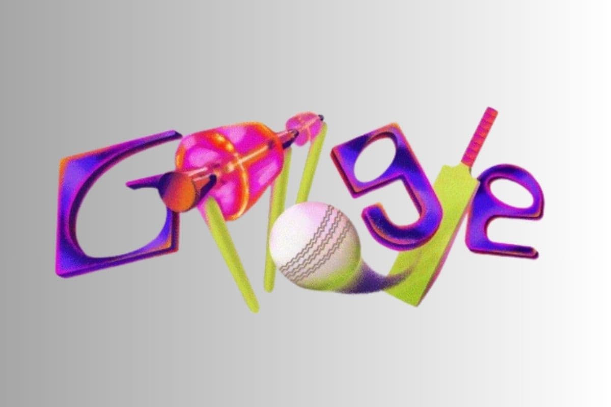 बैट, बॉल और विकेट से सजा आज का Google Doodle