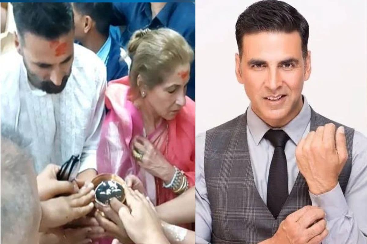 ‘भूत बंगला’ की रिलीज से पहले उज्जैन पहुंचे अक्षय कुमार, सास डिंपल संग टेका मत्था