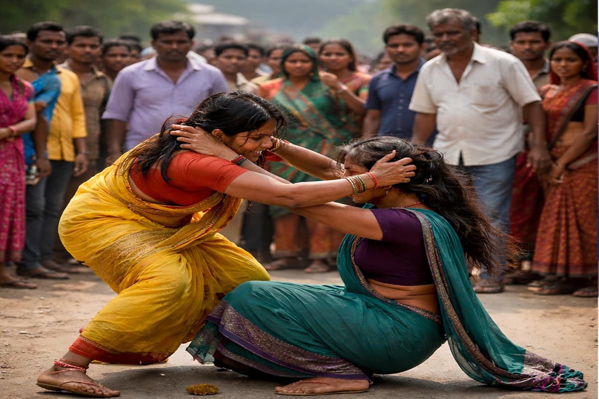 एक पति-दो पत्नियां और सड़क पर महासंग्राम, पहली ने दूसरी बीवी को किया लहूलुहान