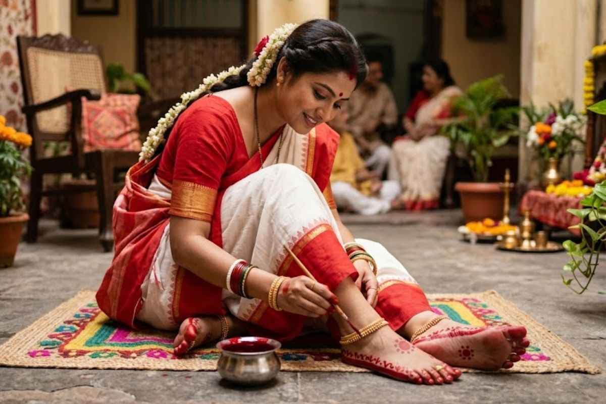हिंदू धर्म में महिलाएं पैरों में क्यों लगाती हैं आलता? जानें इसका रहस्य