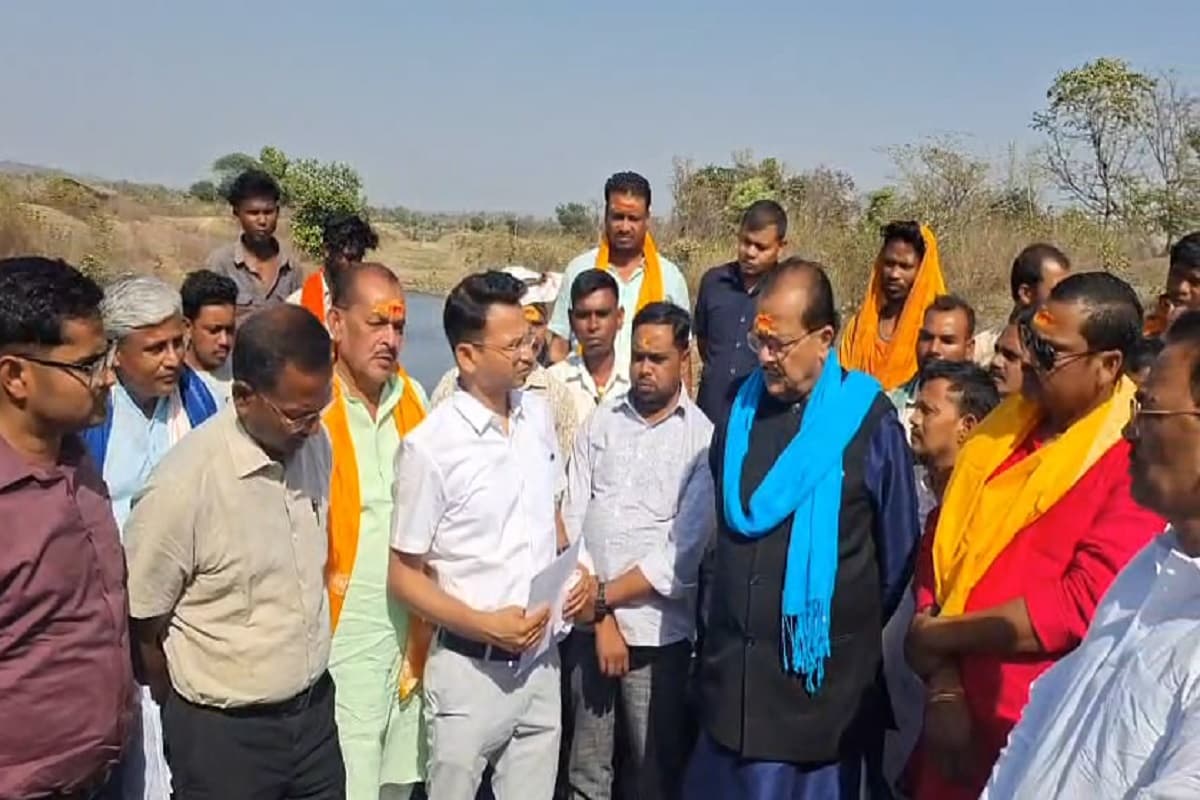 किसानों की लाइफलाइन होगी पांकी की अमानत नहर, वित्त मंत्री राधाकृष्ण किशोर ने बराज किया निरीक्षण