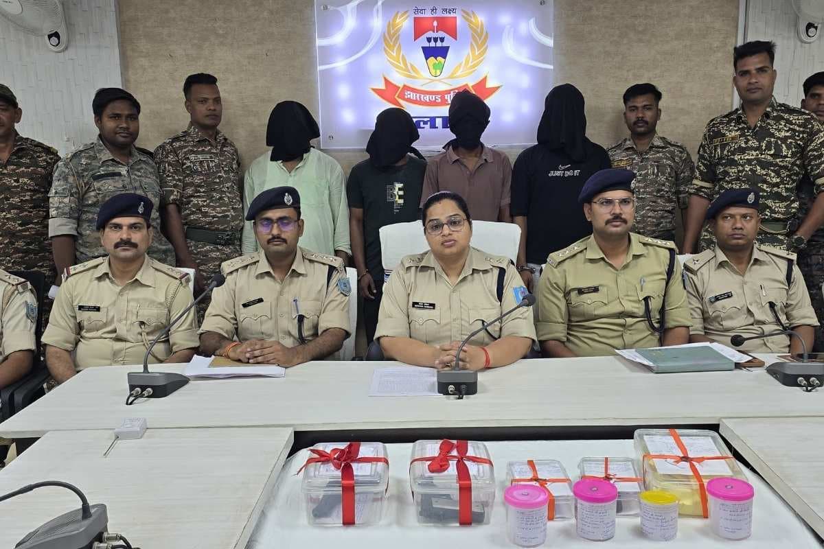 मेदिनीनगर समीर हत्याकांड का खुलासा, सुपारी देकर कराई गई हत्या में पांच आरोपी गिरफ्तार