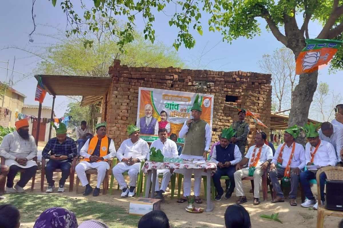 ‘गांव चलो अभियान’ के तहत तुरूप पहुंचे भाजपा प्रदेश अध्यक्ष आदित्य साहू