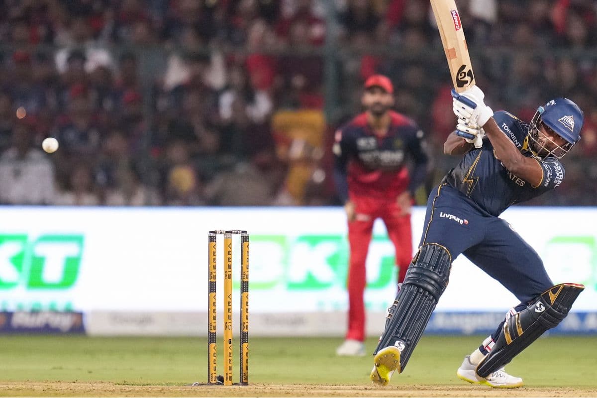 RCB vs GT: साई सुदर्शन का शतक, GT ने RCB को दिया 206 रनों का टारगेट