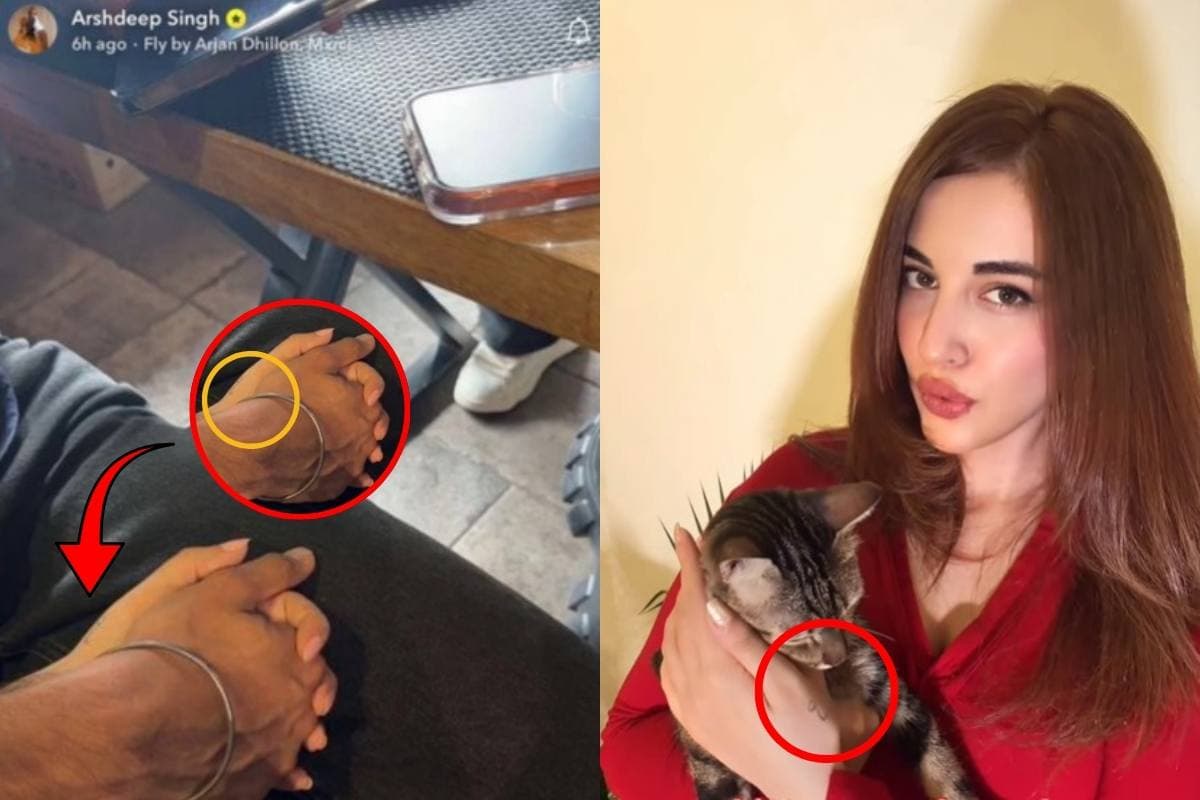 Arshdeep Singh Snapchat Story with Sammera Kaur Reel