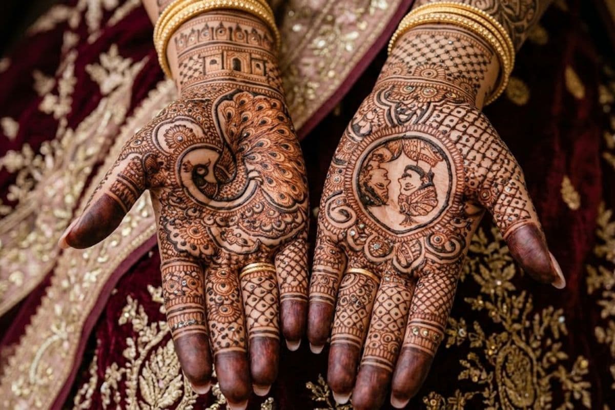 modern mehndi art