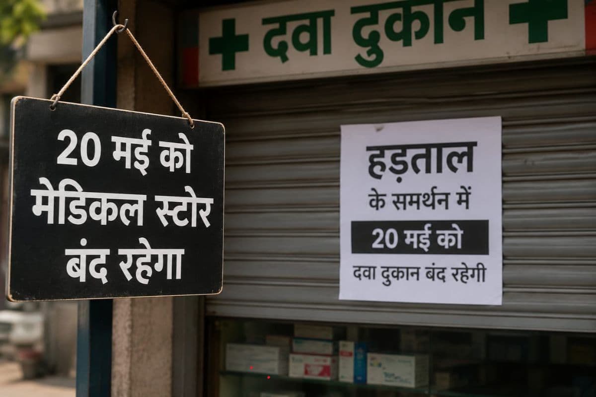 Arrah News: 20 मई को देशव्यापी हड़ताल पर रहेंगे दवा दुकानदार,आरा में भी असर रहेगी