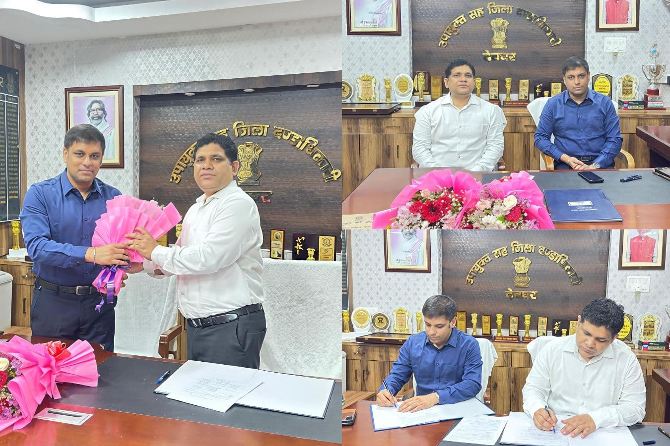 देवघर के नए डीसी ने संभाला पदभार, श्रावणी मेला की तैयारी को बताया पहली प्राथमिकता 