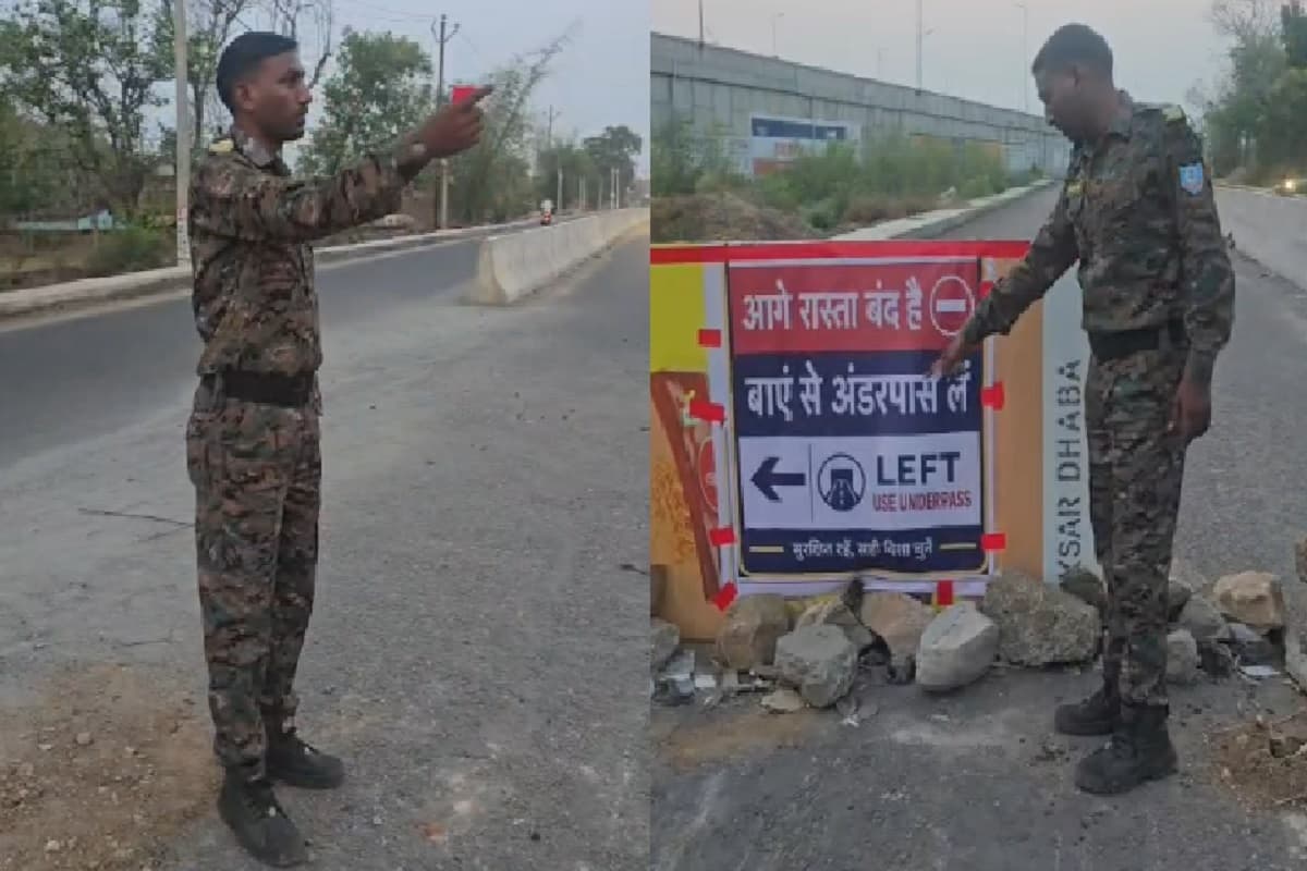 हाईवे पर जान बचाकर गढ़वा का फरिश्ता बन गए ‘सुमेर पुलिसवाला’, सोशल मीडिया पर वायरल