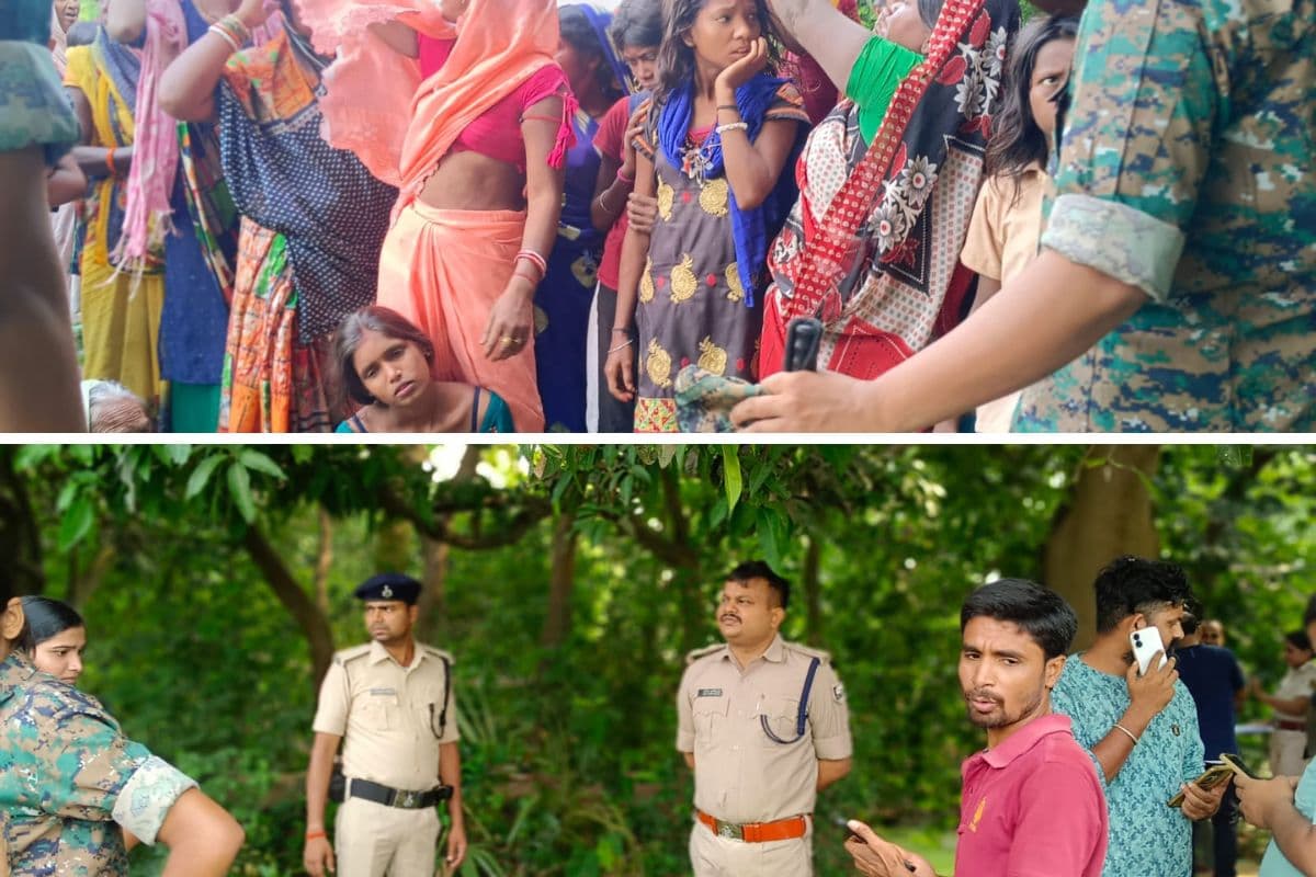 मुंगेर के डंगरी नदी किनारे पेड़ से लटका मिला युवक का शव, दो मासूम बेटियों के सिर से उठा पिता का साया