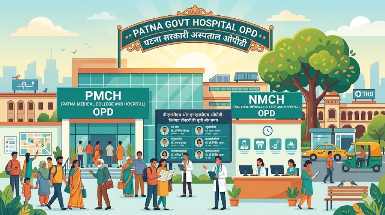 Patna OPD का अपडेट: आज पीएमसीएच और एनएमसीएच में उपलब्ध रहेंगे ये विशेषज्ञ डॉक्टर