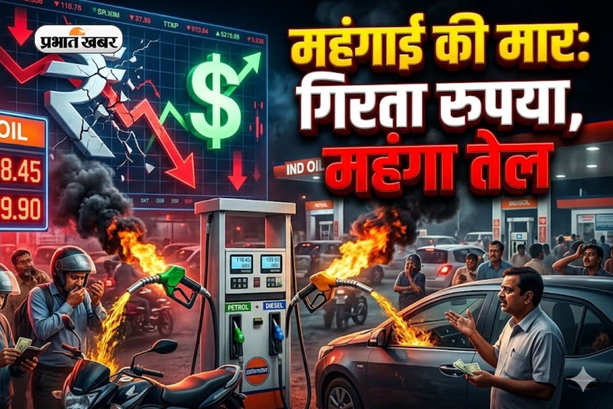 रुपया अगर ₹2 और टूटा तो बेकार जाएगी पेट्रोल-डीजल की ₹3 की बढ़ोतरी! SBI रिसर्च रिपोर्ट में बड़ा खुलासा