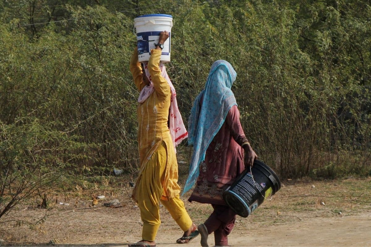 संघर्ष पानी का : सूर्योदय के साथ शुरू होती पानी की तलाश , गर्भवती होने पर भी जारी रहती है जद्दोजहद