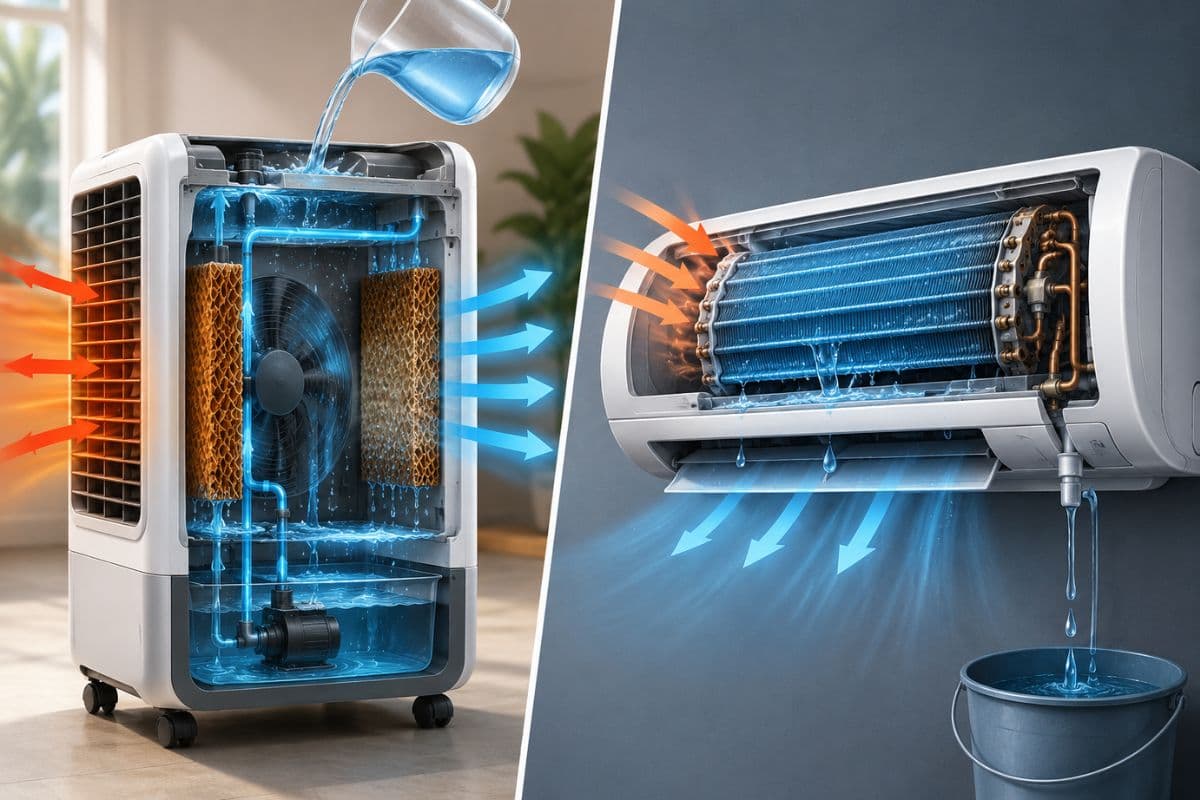 99% लोग नहीं जानते Cooler में भरा पानी जाता कहां है और AC में आता कहां से है?