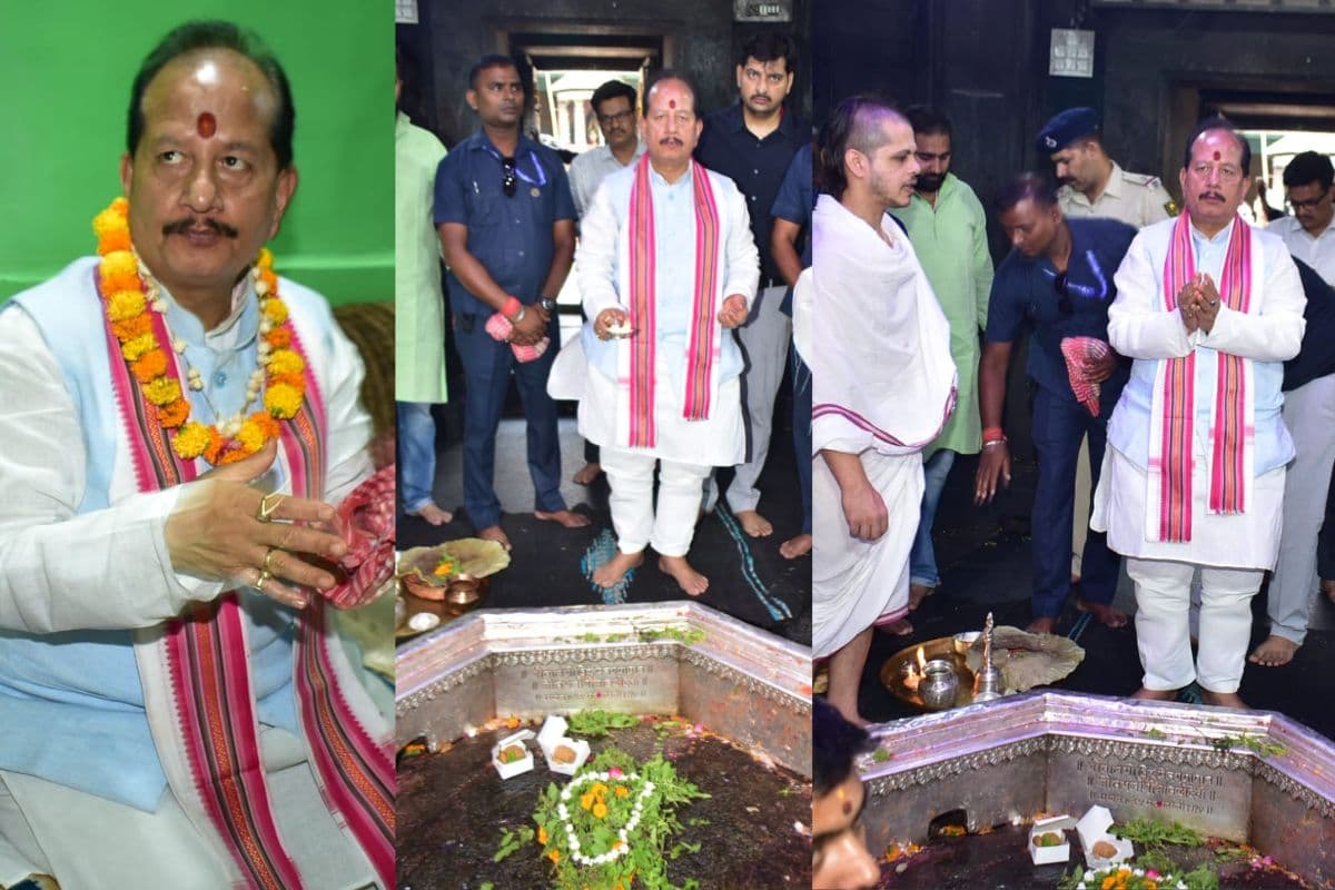 गयाजी दौरे पर प्रभारी मंत्री विजय सिन्हा, विष्णुपद मंदिर में पूजा-अर्चना कर लिया आशीर्वाद
