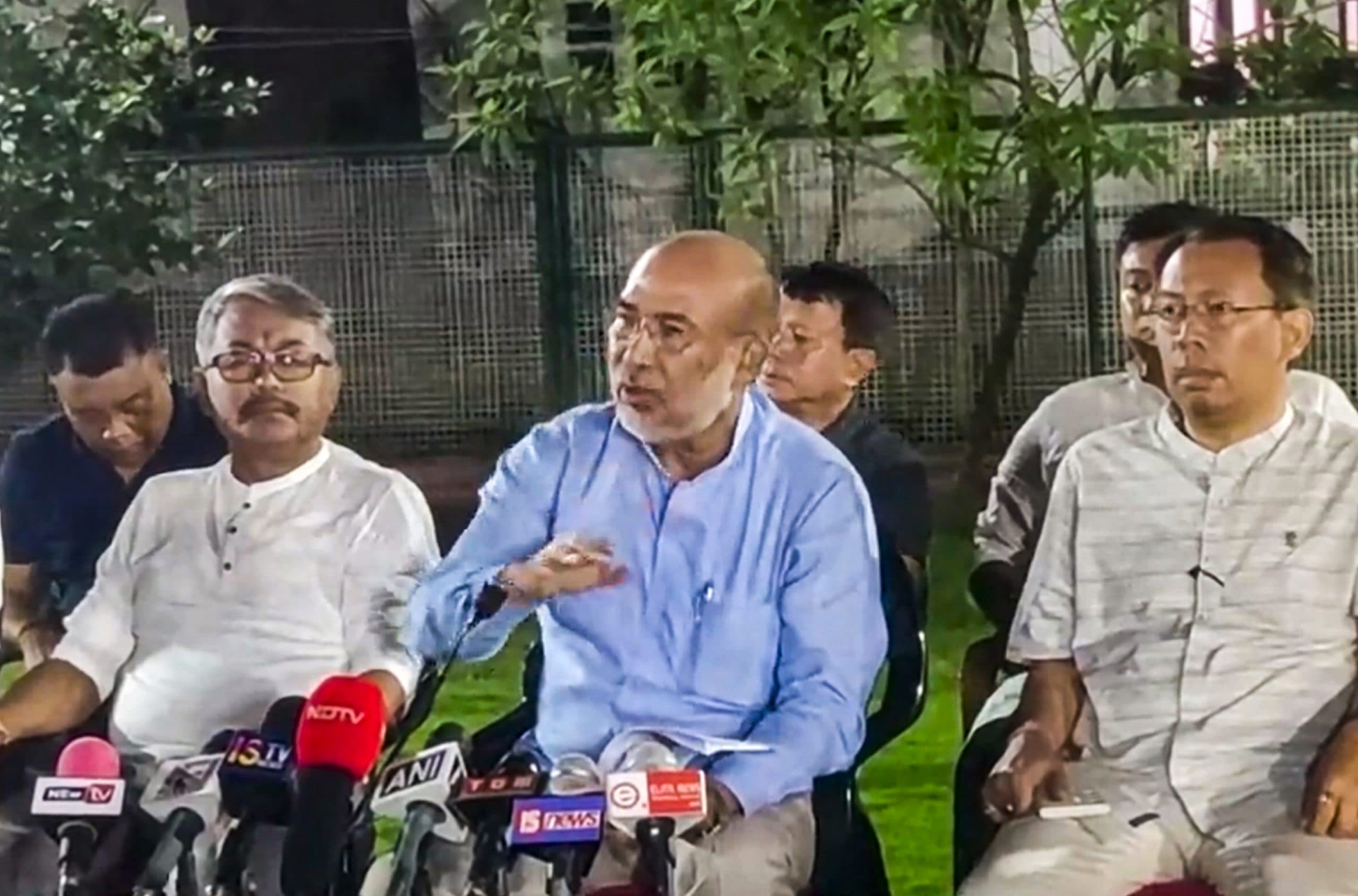 Manipur : सीएम एन बीरेन सिंह के सुरक्षा काफिले पर घात लगाकर किया गया हमला