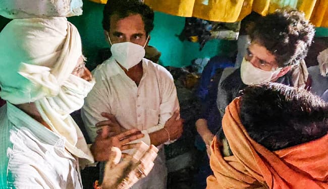 हाथरस के पीड़ित परिवार से मुलाकात का राहुल गांधी ने साझा किया वीडियो, कहा- अन्याय की सच्चाई जानना जरूरी