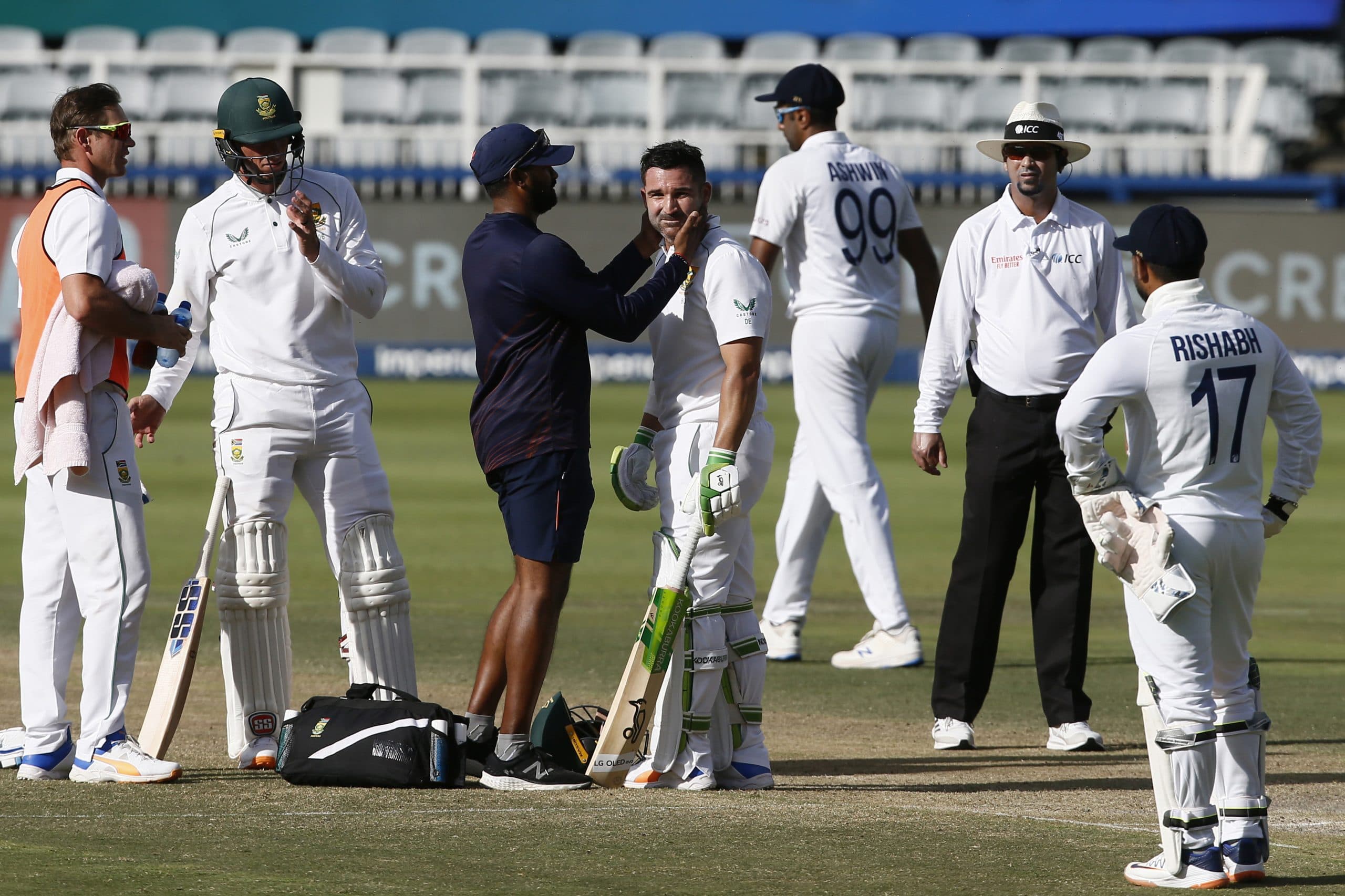 भारतीय खिलाड़ियों द्वारा दक्षिण अफ्रीकी कप्तान डीन एल्गर की स्लेजिंग का वीडियो सोशल मीडिया पर वायरल