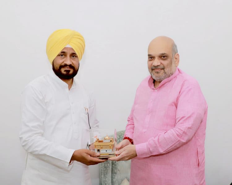पंजाब सीमा को सील करें, कैप्टन अमरिंदर सिंह के बाद गृह मंत्री अमित शाह से मिले चरणजीत सिंह चन्नी