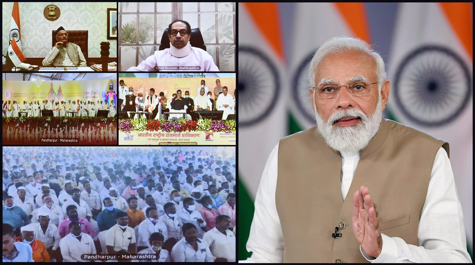 पीएम मोदी ने श्रीसंत ज्ञानेश्वर पालखी मार्ग और संत तुकाराम पालखी मार्ग का किया शिलान्यास, मांगे तीन आशीर्वाद