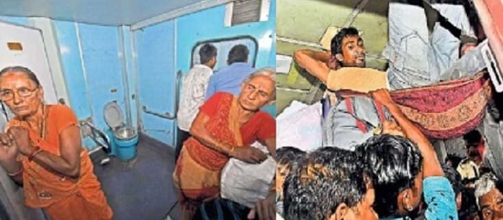 बिहार से गुजरनेवाली ट्रेनों में खड़े होने तक की जगह नहीं, जानें सफर करने को क्या-क्या सहन कर रहे हैं लोग